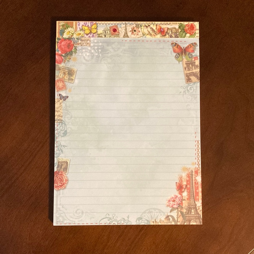 Punch Studio Parisian Memo Pad NWOT